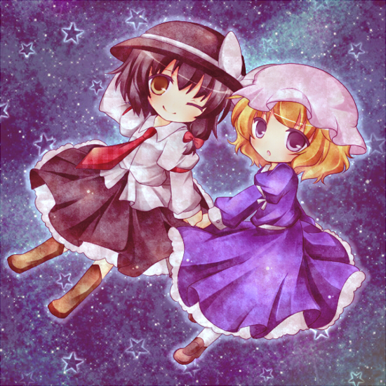 usami renko and maribel hearn (touhou) drawn by kureha_goya