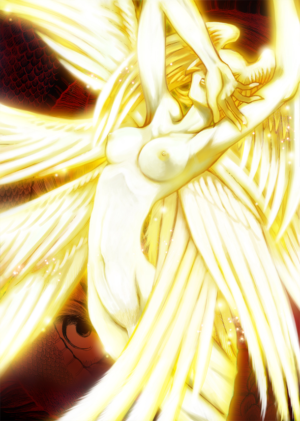 asuka ryou and satan (devilman) drawn by hisoka_m