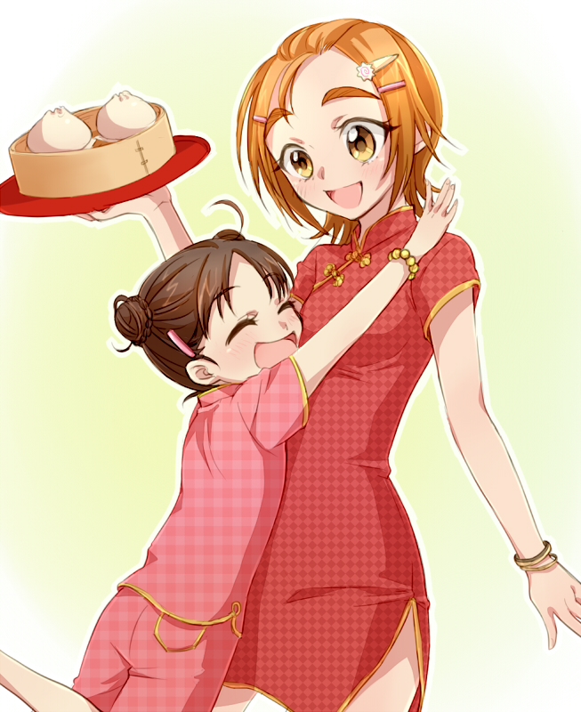 hyuuga saki and hyuuga minori (precure and 1 more) drawn by mironomeo