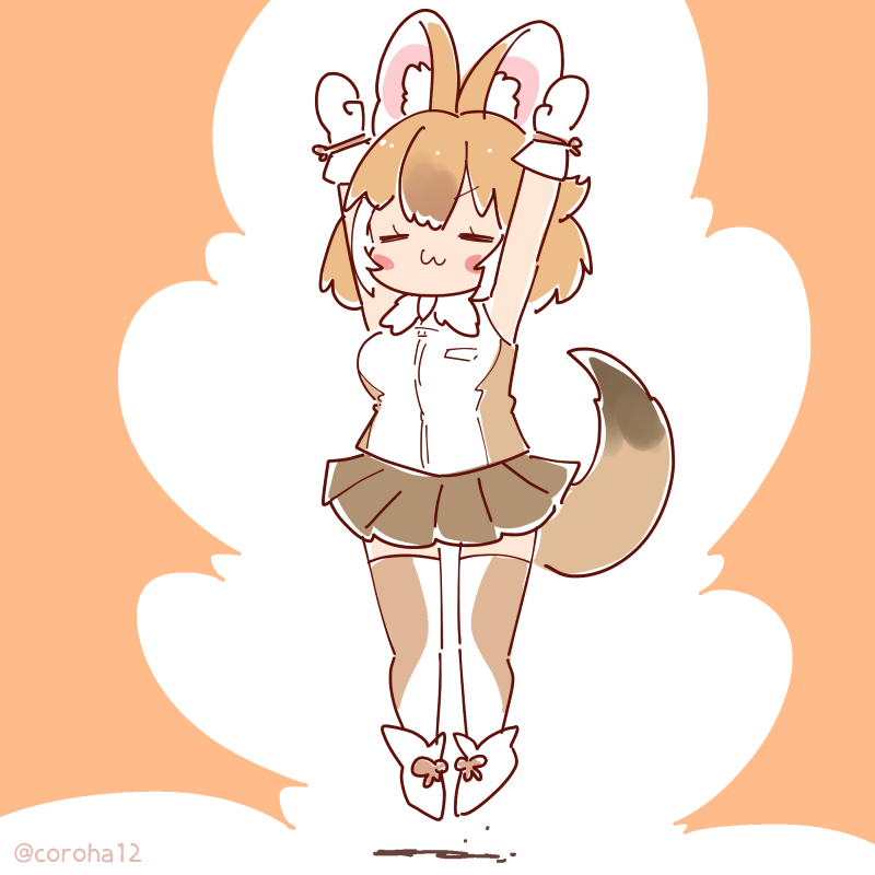 dhole (kemono friends) drawn by coroha