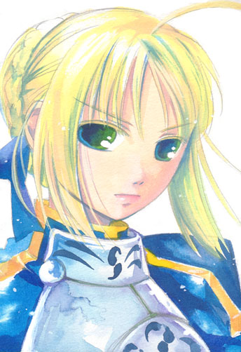 artoria pendragon and saber (fate and 1 more)
