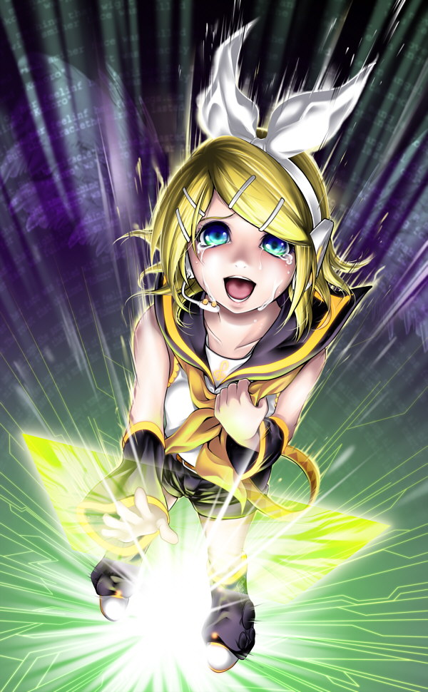 kagamine rin (vocaloid and 1 more) drawn by kitano_tomotoshi
