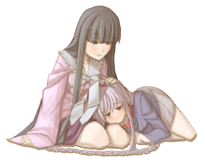 reisen udongein inaba and houraisan kaguya (touhou) drawn by ogata_hiro
