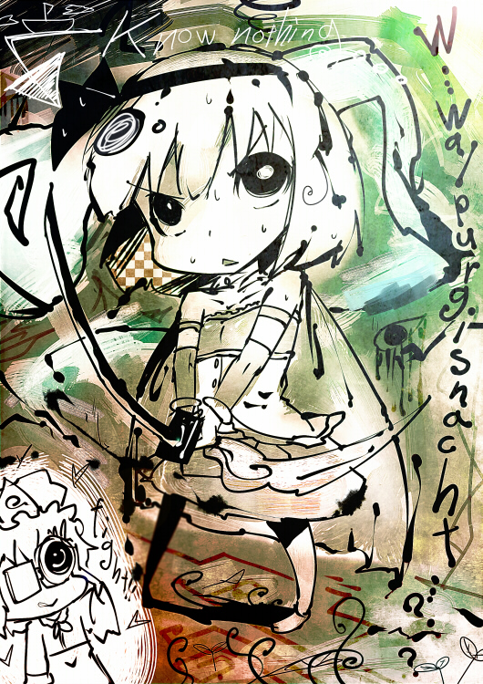 konpaku youmu, saigyouji yuyuko, and miki sayaka (touhou and 1 more) drawn by koohee