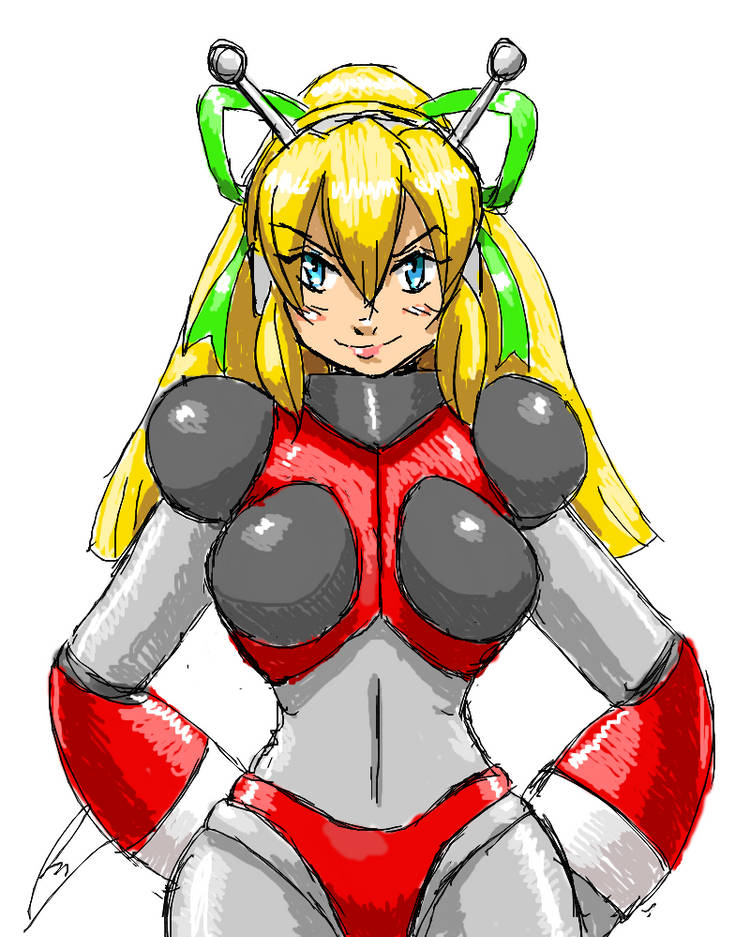 roll and hyper roll (mega man and 1 more) drawn by borockman