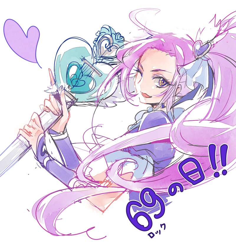 kurokawa eren, seiren, and cure beat (precure and 1 more) drawn by chiyo_(rotsurechiriha)
