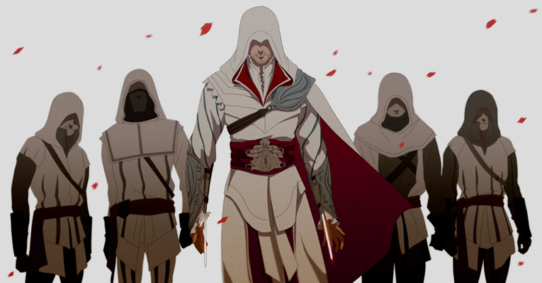 ezio auditore da firenze (assassin's creed and 1 more) drawn by gb_(doubleleaf)