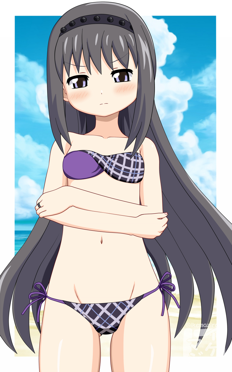 akemi homura (mahou shoujo madoka magica) drawn by ikemaziro