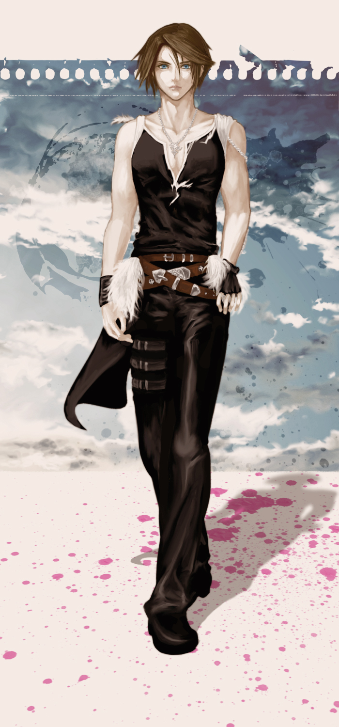 squall leonhart (final fantasy and 1 more) drawn by ino_f-w