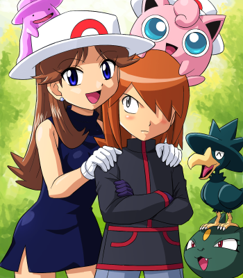 silver, jigglypuff, green, ditto, sneasel, and 2 more (pokemon and 1 more) drawn by pokemoa