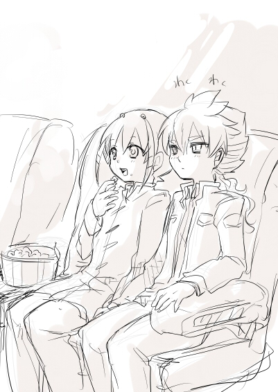 hakuryuu and shuu (inazuma eleven and 1 more) drawn by tobi_(one)