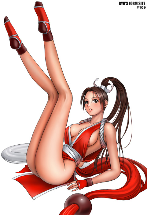 shiranui mai (the king of fighters and 1 more) drawn by ryu_(ryu's_form_site)