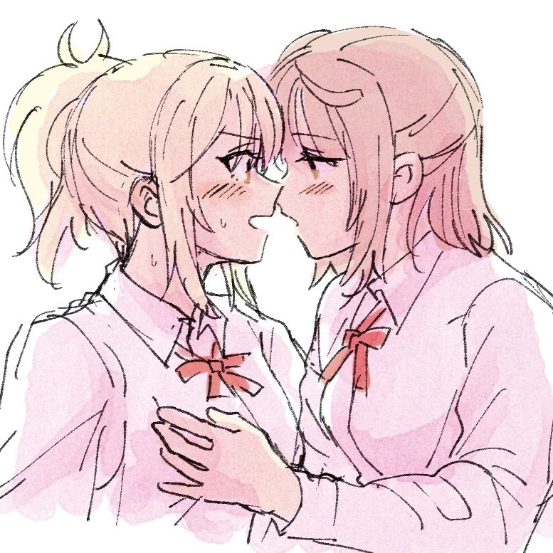 uehara ayumu and miyashita ai (love live! and 1 more) drawn by solllolll