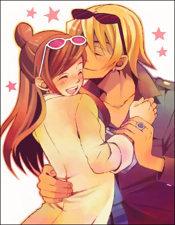klavier gavin and ema skye (ace attorney and 1 more)