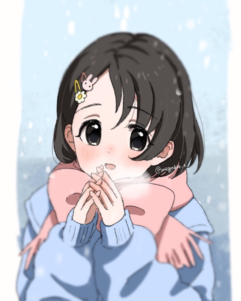 sasaki chie (idolmaster and 2 more) drawn by megabee_e