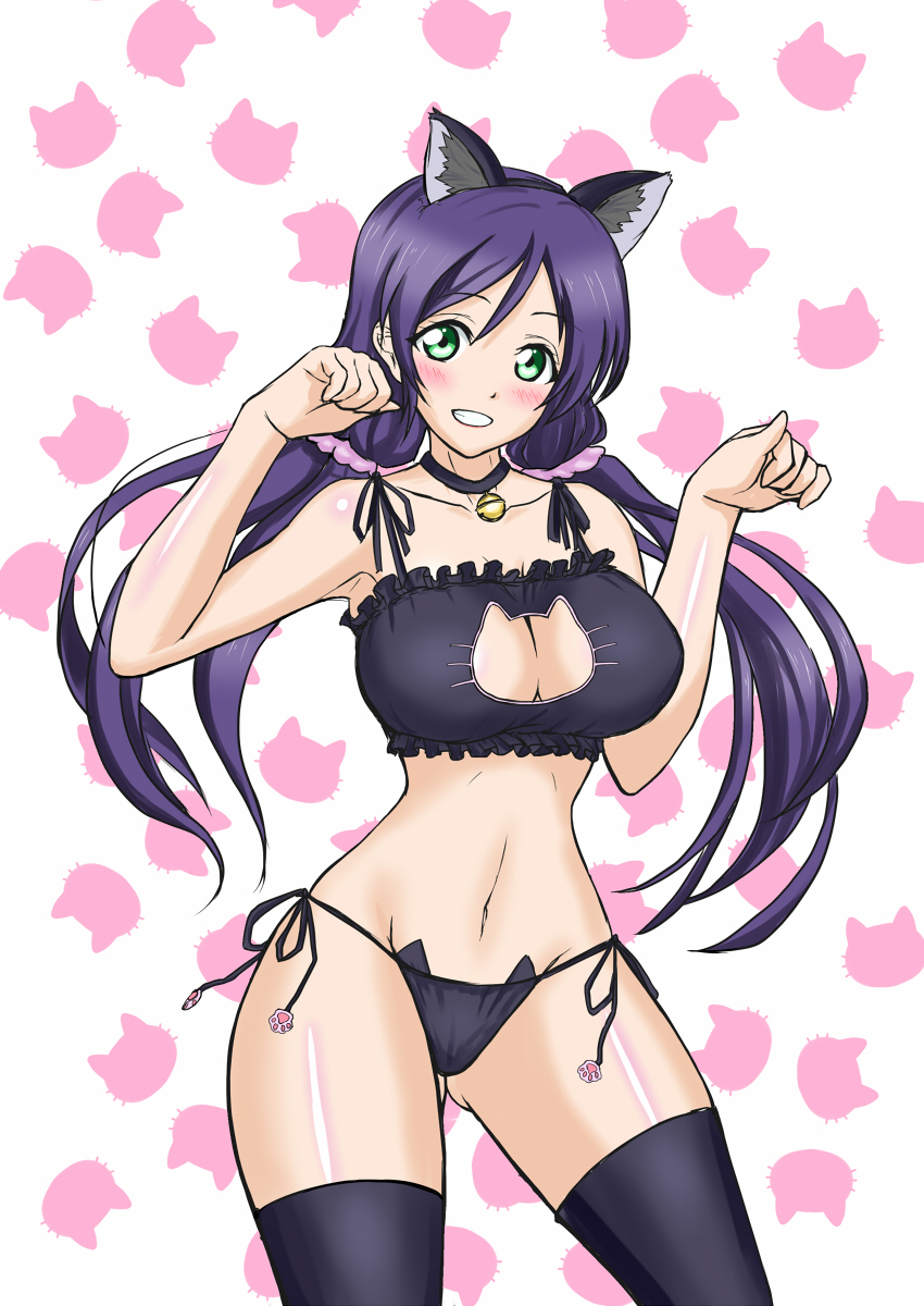 tojo nozomi (love live! and 1 more) drawn by nyantamaran