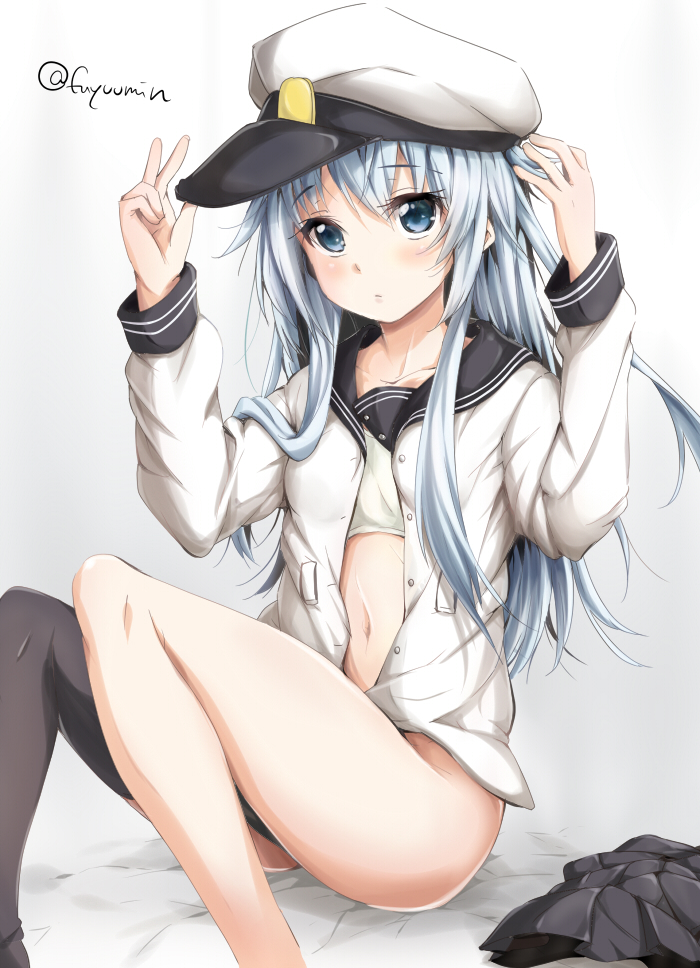 hibiki and verniy (kantai collection) drawn by fuyu_mi