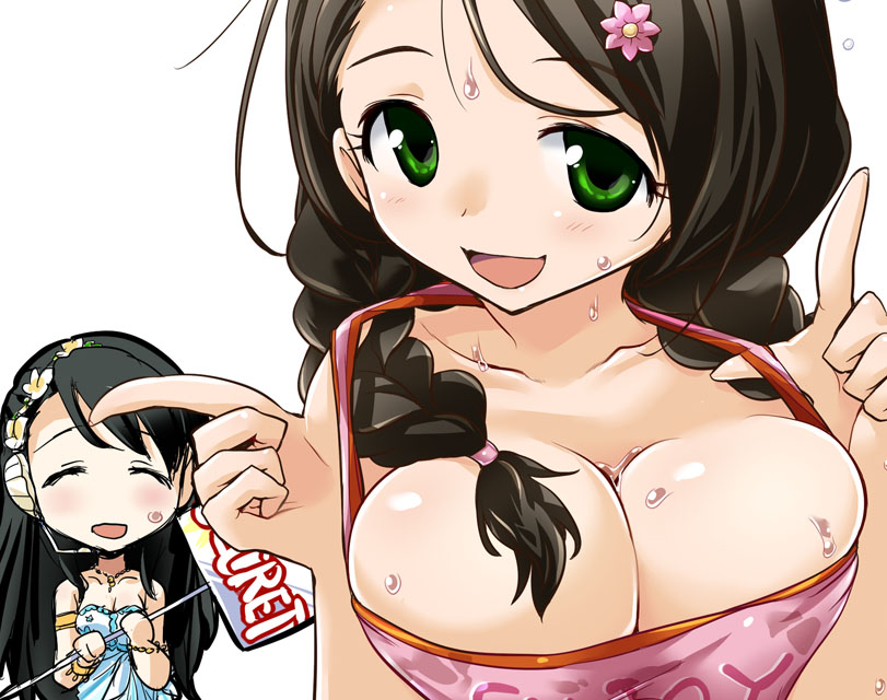 kurihara nene and akanishi erika (idolmaster and 1 more) drawn by hirowa_nagi