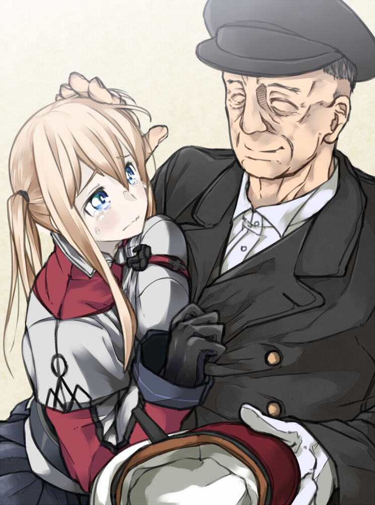 graf zeppelin and erich raeder (kantai collection and 1 more) drawn by mutsuki_nekohachi