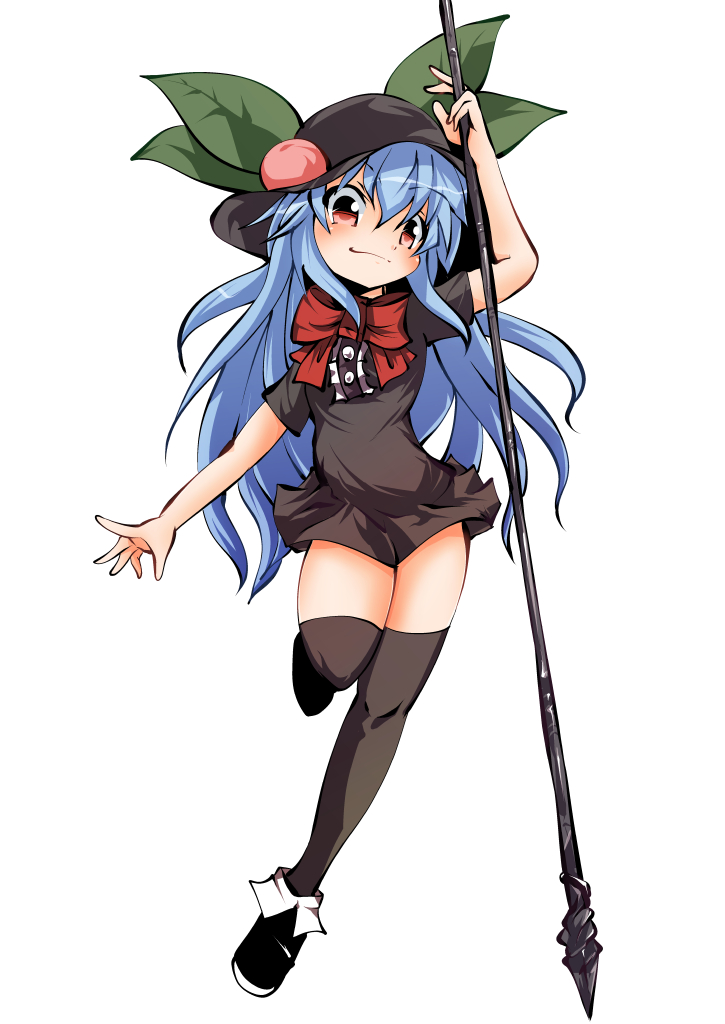 hinanawi tenshi and houjuu nue (touhou) drawn by komojino-u