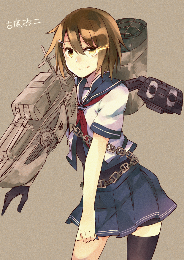 furutaka and furutaka kai ni (kantai collection) drawn by safai