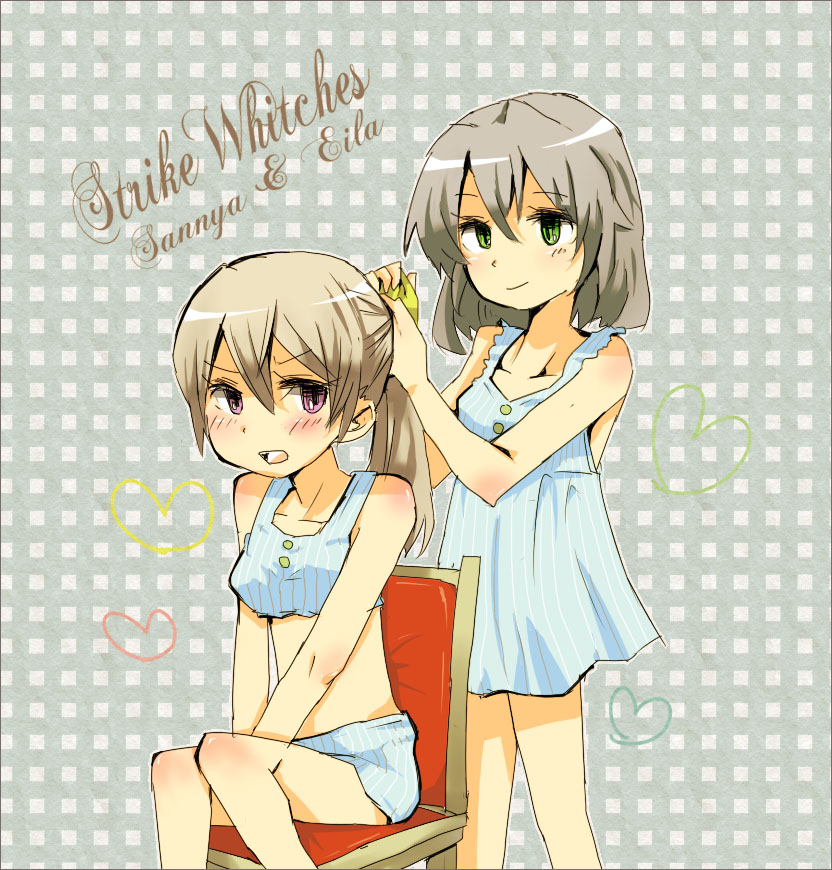 sanya v. litvyak and eila ilmatar juutilainen (world witches series and 1 more) drawn by kiko_(strategist)