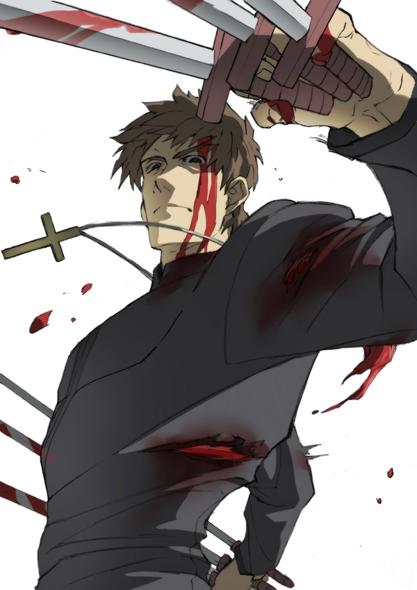 kotomine kirei (fate and 1 more) drawn by kon_manatsu