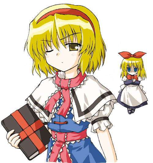 alice margatroid and shanghai doll (touhou) drawn by kotowari_(newtype_kenkyuujo)