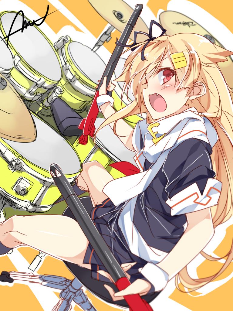 yuudachi and yuudachi kai ni (kantai collection and 1 more) drawn by mtu_(orewamuzituda)