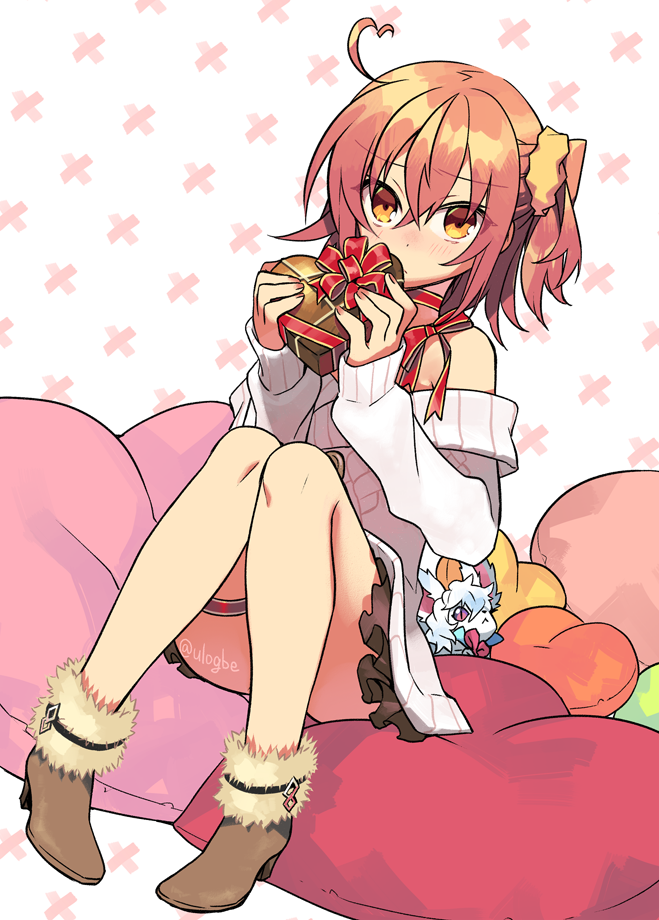 fujimaru ritsuka and fou (fate and 1 more) drawn by negi_(ulog'be)