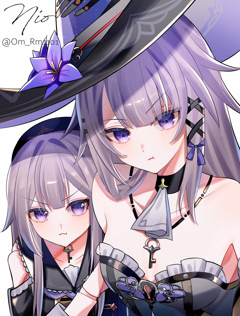 herta and the herta (honkai and 1 more) drawn by om_rm1101