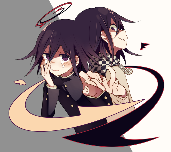 oma kokichi (danganronpa and 1 more) drawn by 4_(nakajima4423)