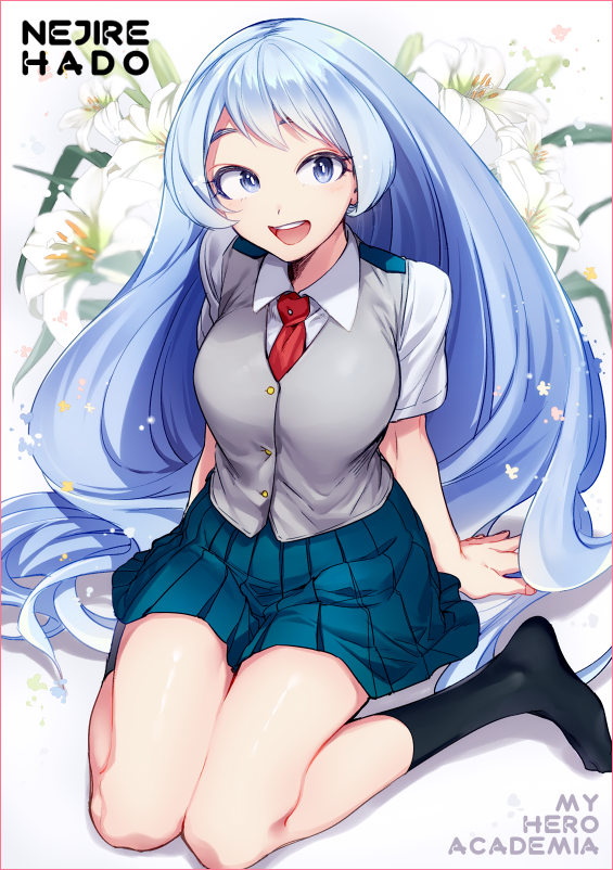 hado nejire (boku no hero academia) drawn by maneki-neko_(fujifuji)