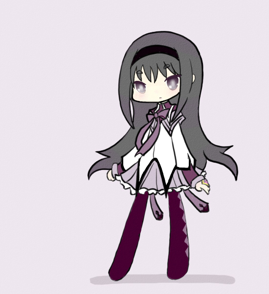 akemi homura (mahou shoujo madoka magica) drawn by homurabi