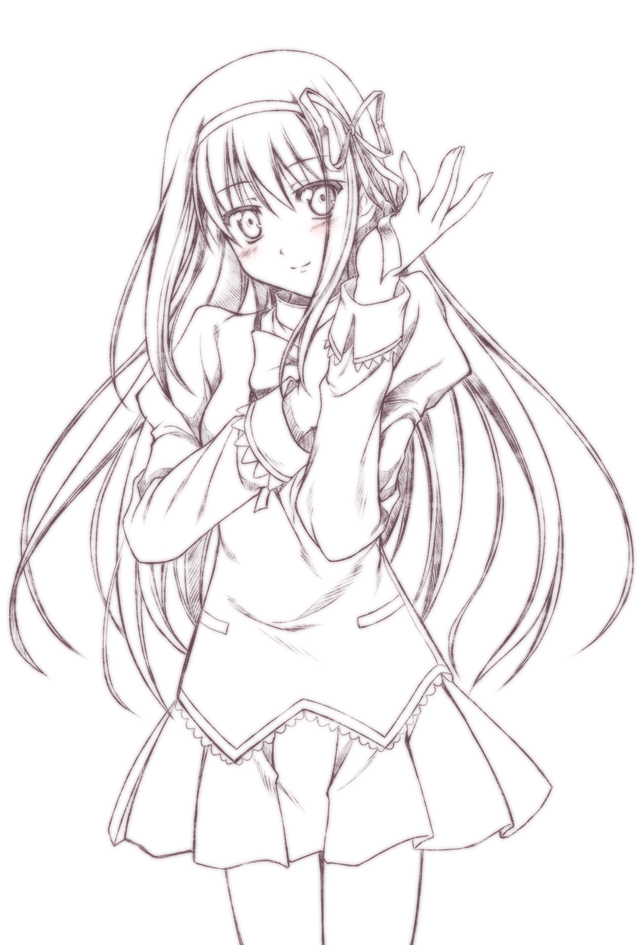 akemi homura (mahou shoujo madoka magica) drawn by shinohara_shinome