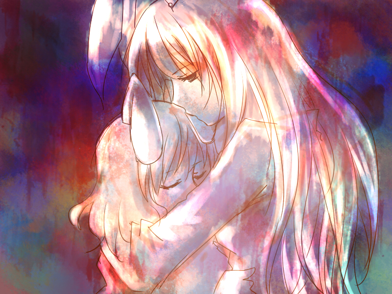 reisen udongein inaba and inaba tewi (touhou) drawn by saia_(mafoi)