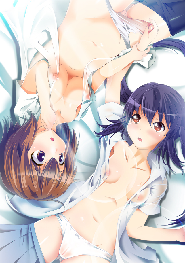nakano azusa and hirasawa yui (k-on!) drawn by roi_(ichijikutei)