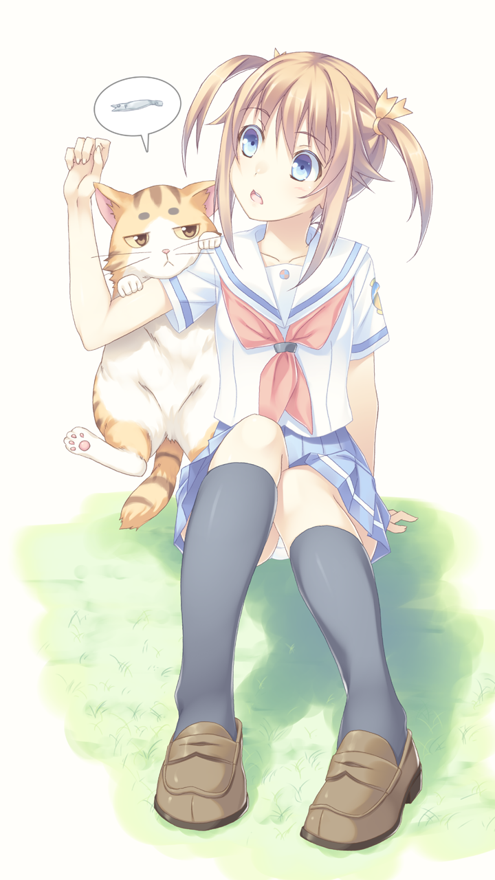 misaki akeno and isoroku (high school fleet) drawn by kazushiki_midori