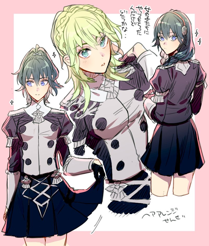 female byleth (fire emblem and 1 more) drawn by 5_(femfamme)