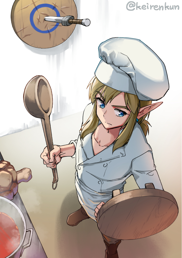 link (the legend of zelda and 1 more) drawn by monbetsu_kuniharu