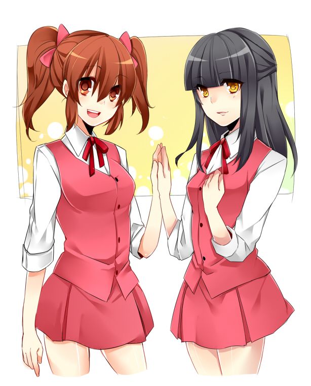 narukami aki and furukawa misao (misao) drawn by mi_(liki1020)