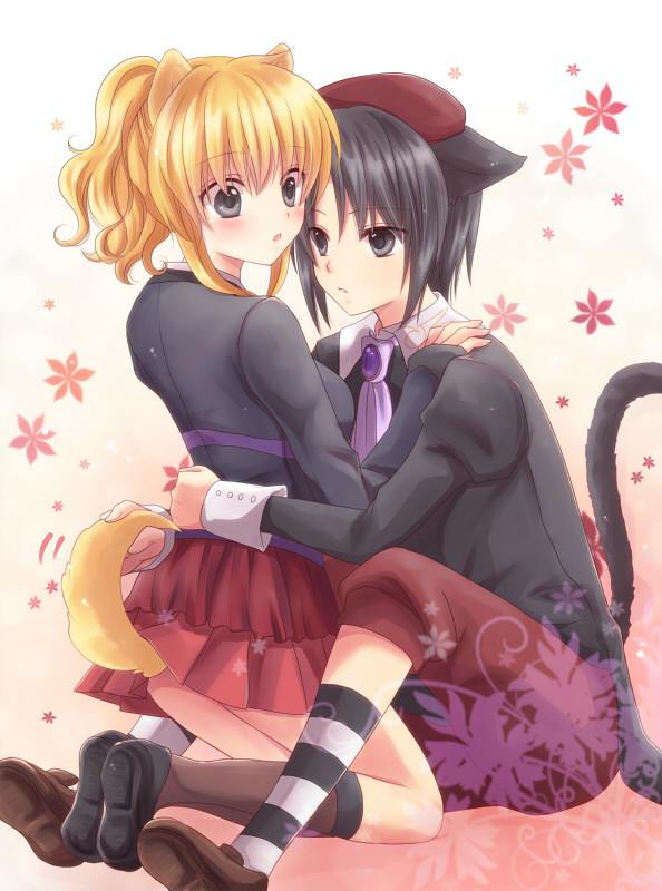 ushiromiya jessica and kanon (umineko no naku koro ni) drawn by maekawa_suu