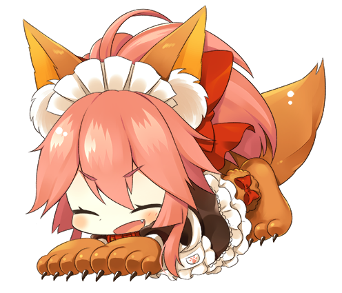 tamamo and tamamo cat (fate and 1 more) drawn by nanohana_kohina