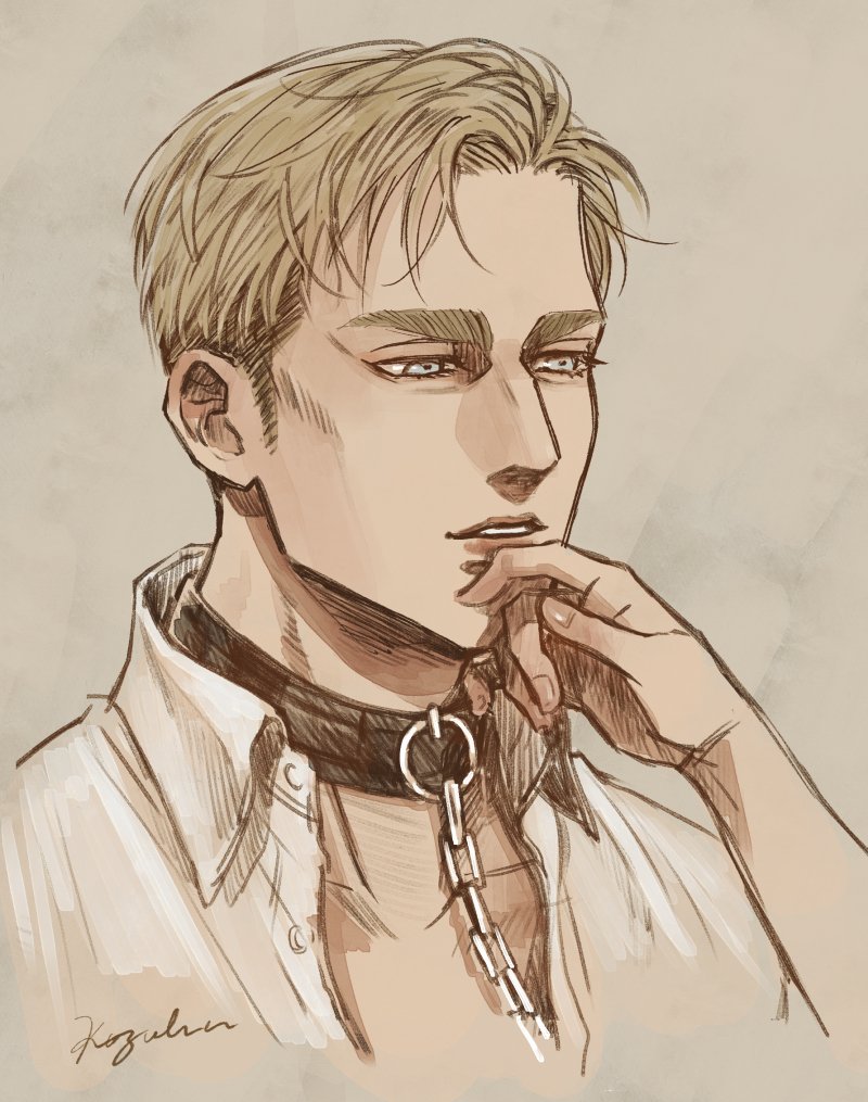 erwin smith (shingeki no kyojin) drawn by kozuha_(tc000ri)