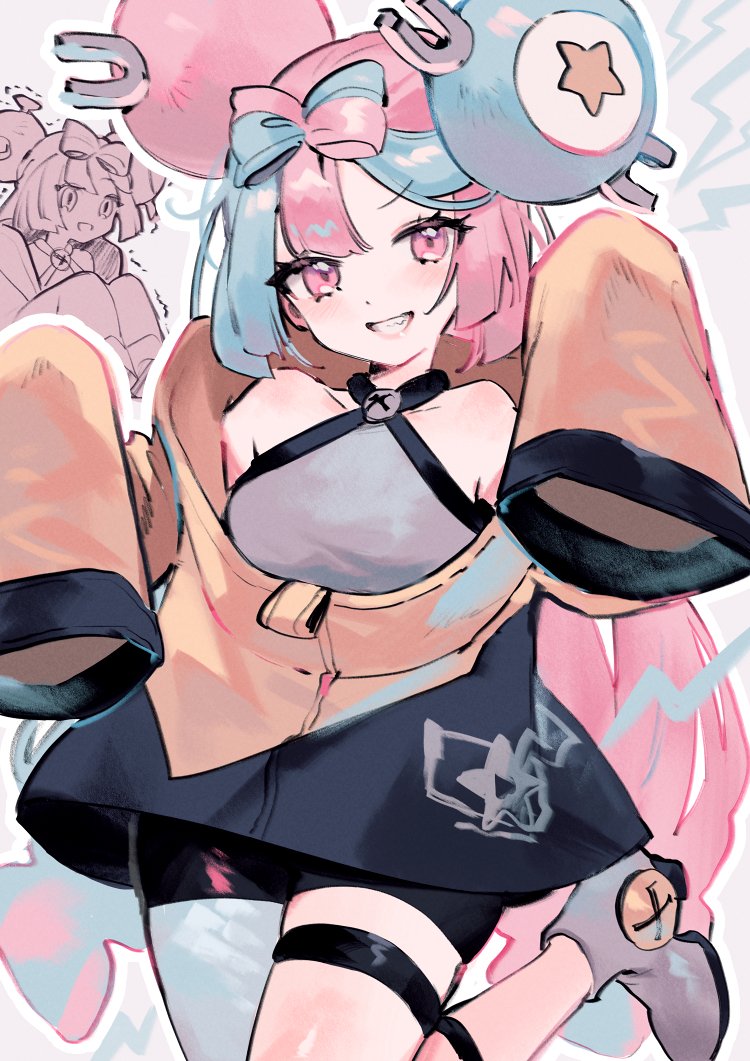 iono (pokemon and 1 more) drawn by saku_nosuke