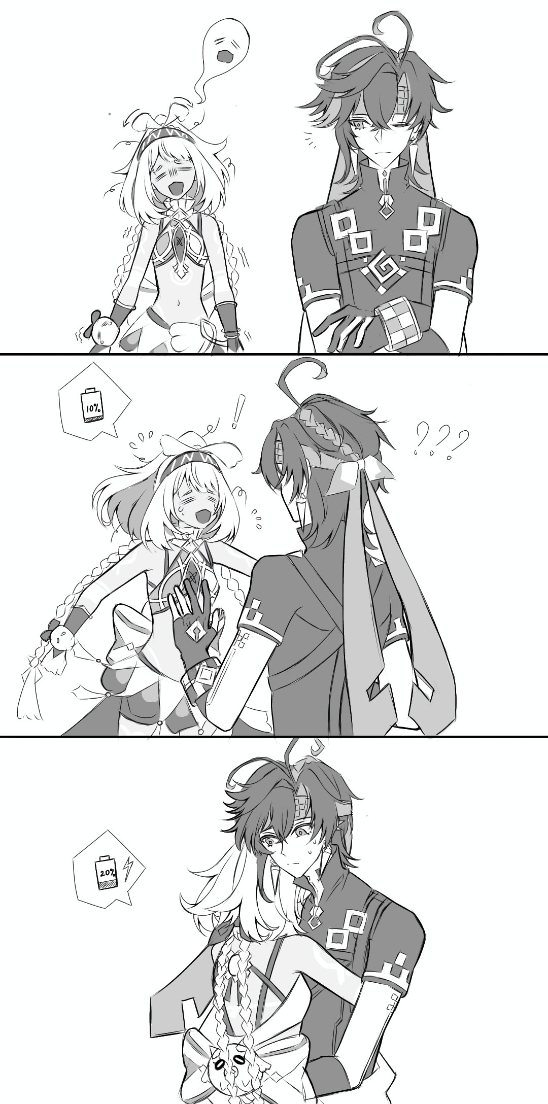 mualani and kinich (genshin impact) drawn by tnyuu911 Danbooru