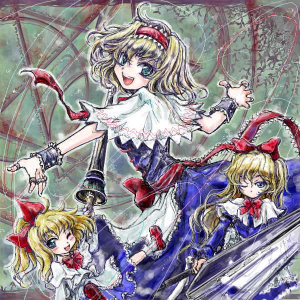 alice margatroid and shanghai doll (touhou) drawn by nanashii_(soregasisan)