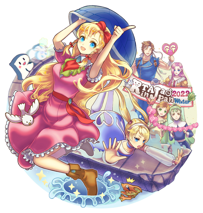 richter belmont, maria renard, rta-chan, annette renard, tera, and 1 more (castlevania and 3 more) drawn by sunasu-tamako