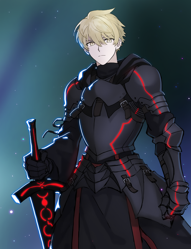 arthur pendragon and arthur pendragon alter (fate and 1 more) drawn by cocoroeng