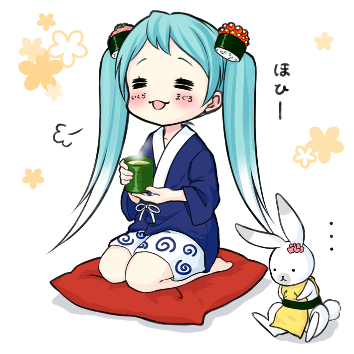 hatsune miku, yuki miku, and rabbit yukine (vocaloid) drawn by kotobuki0101